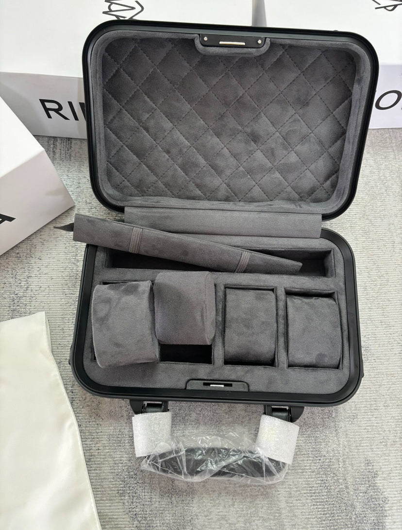 RIMOWA BLACK TRAVEL WATCH CASE