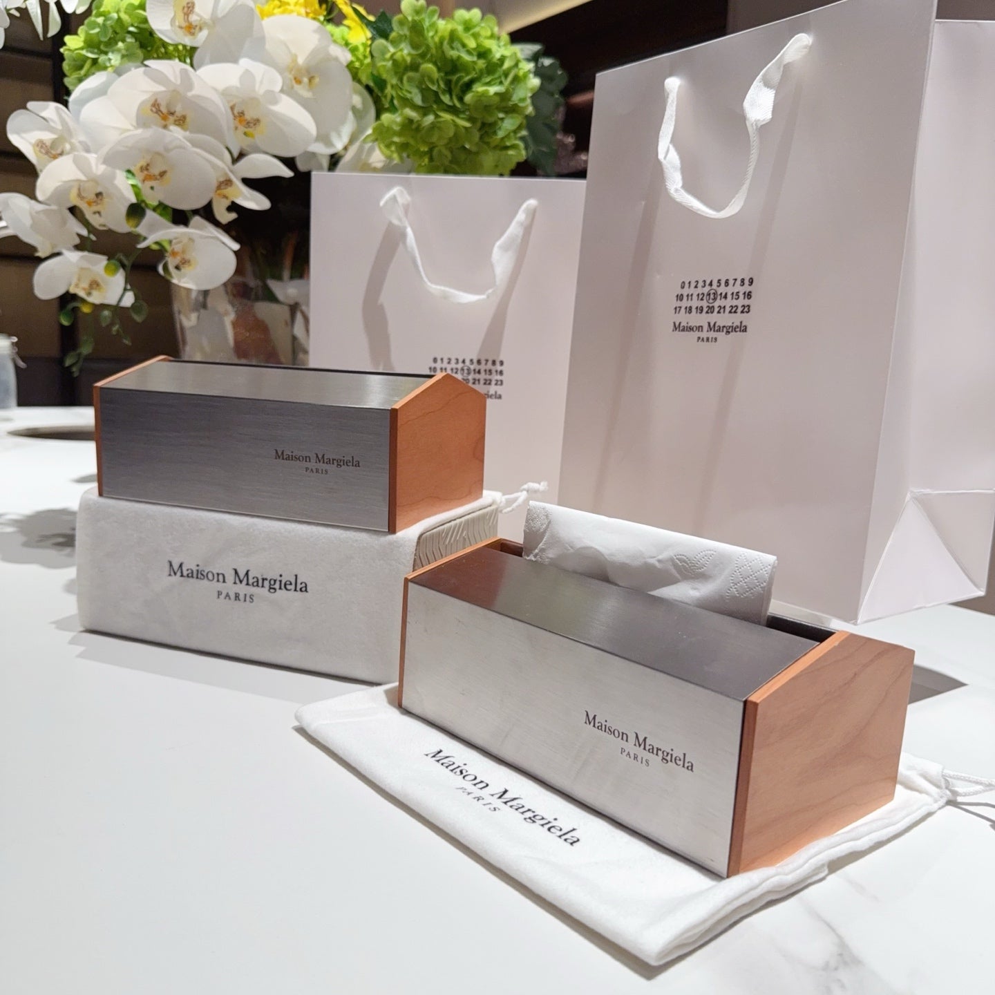 MAISON MARGIELA TISSUE BOX COVER