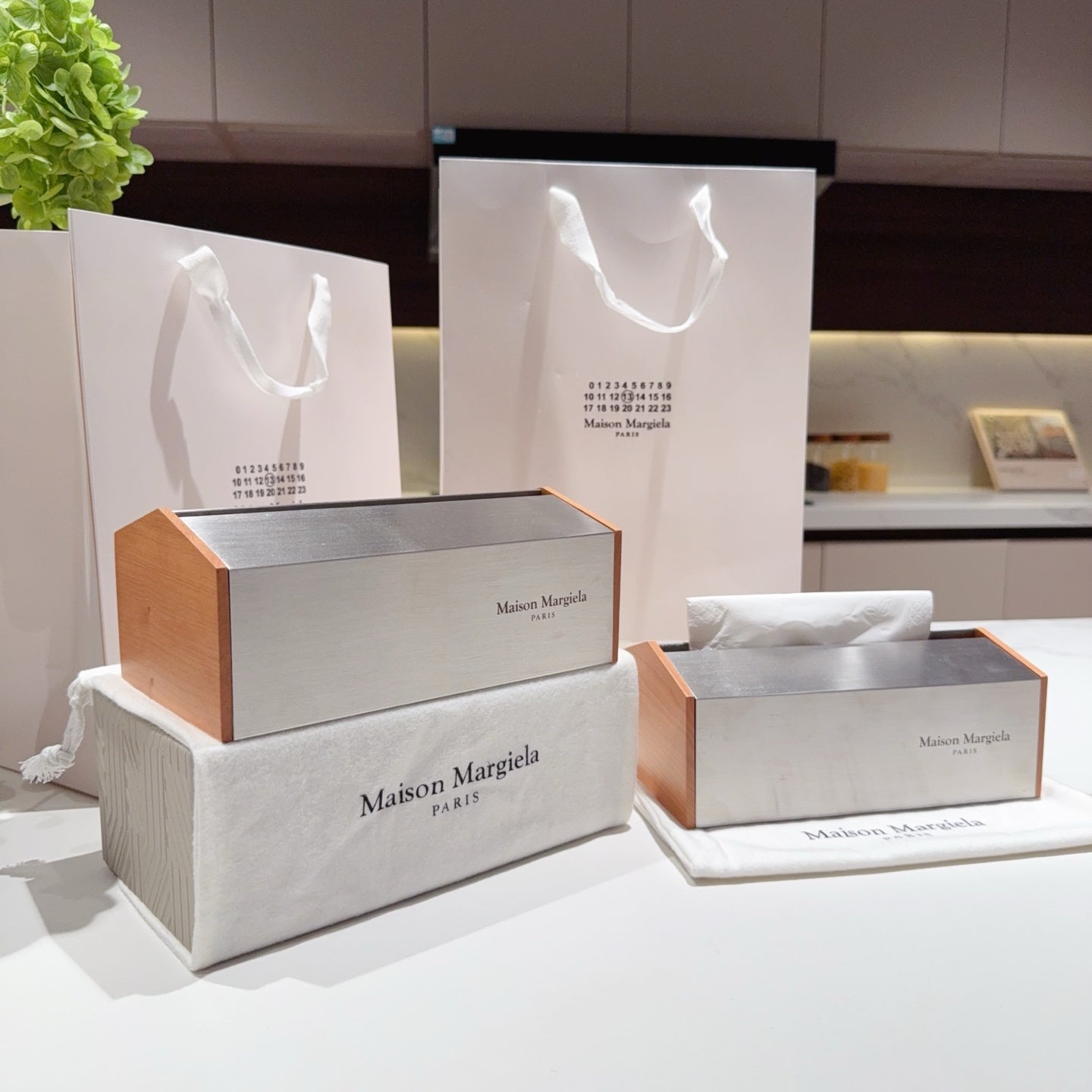 MAISON MARGIELA TISSUE BOX COVER