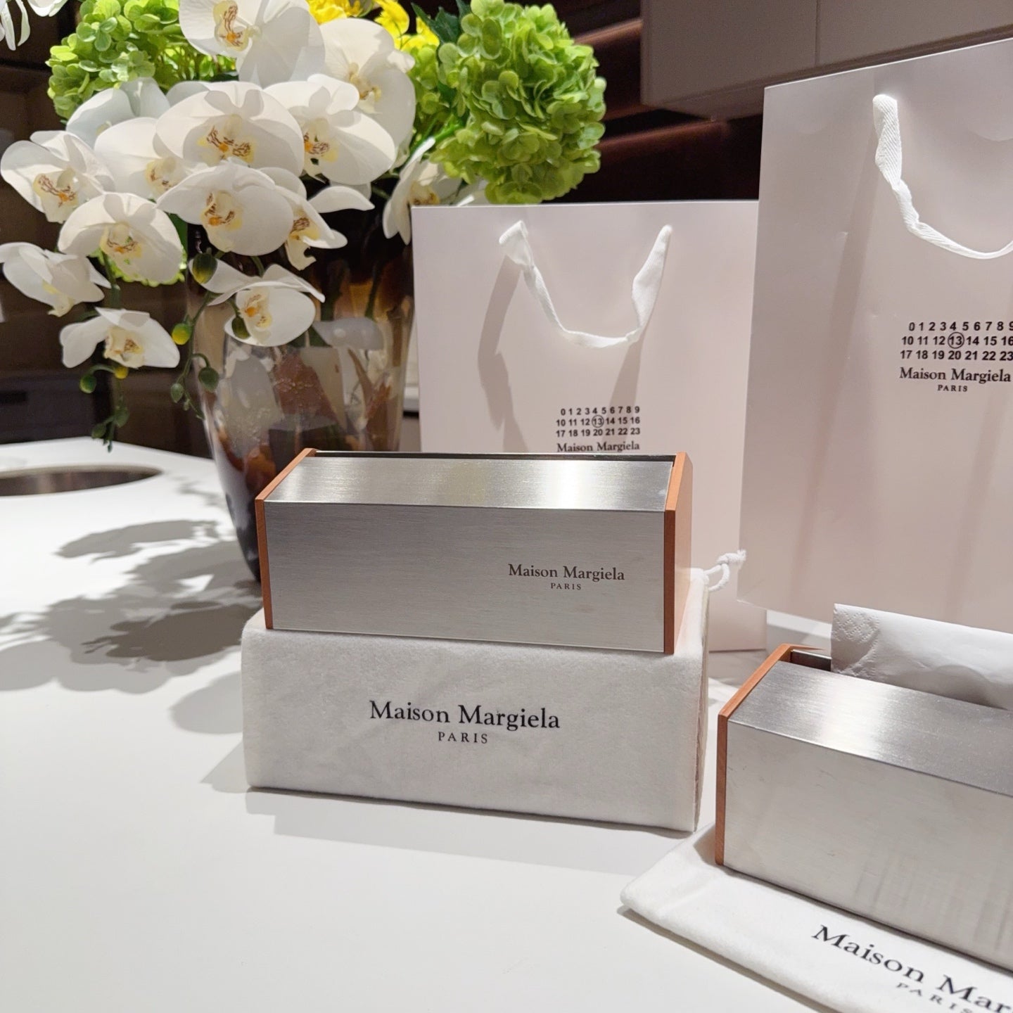 MAISON MARGIELA TISSUE BOX COVER