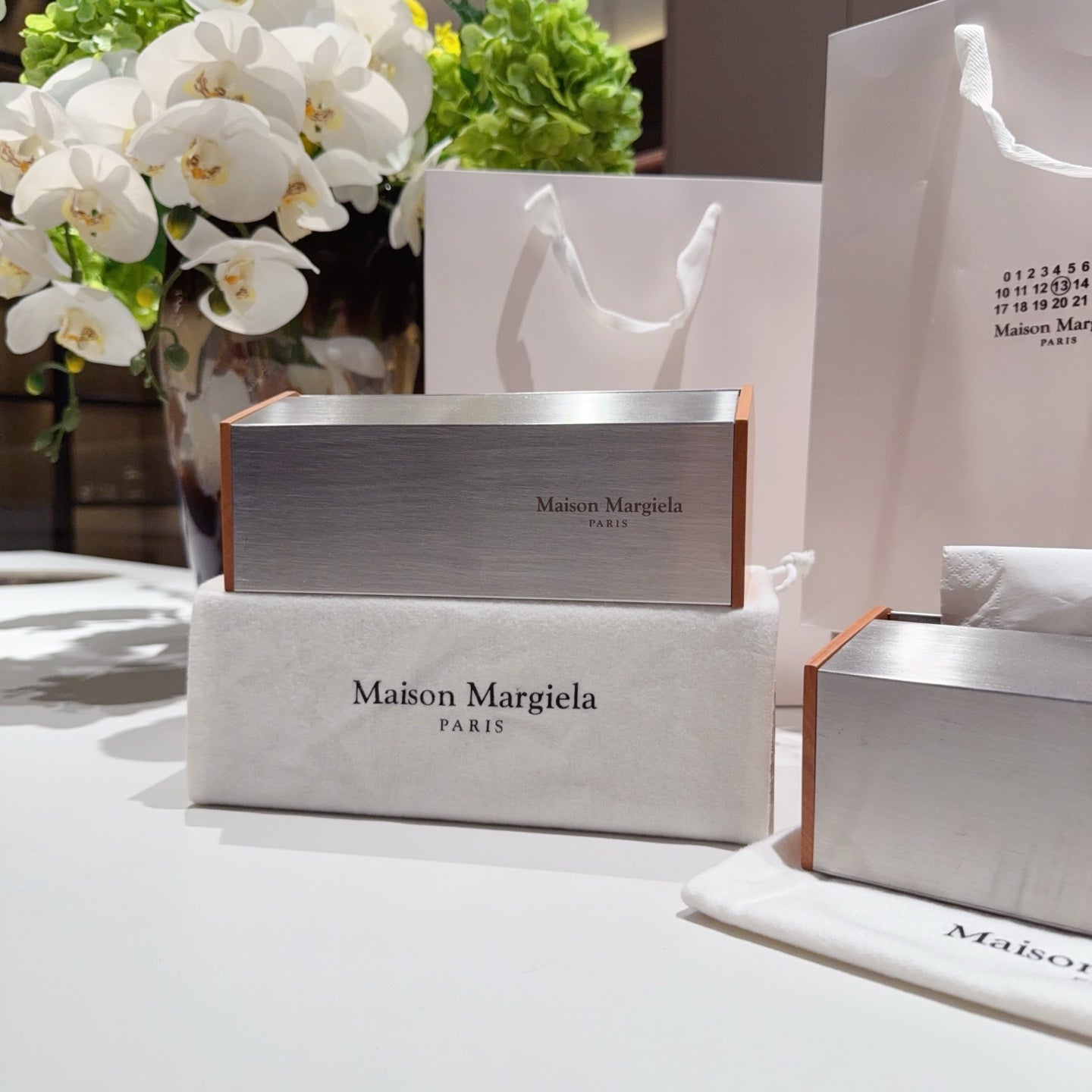 MAISON MARGIELA TISSUE BOX COVER