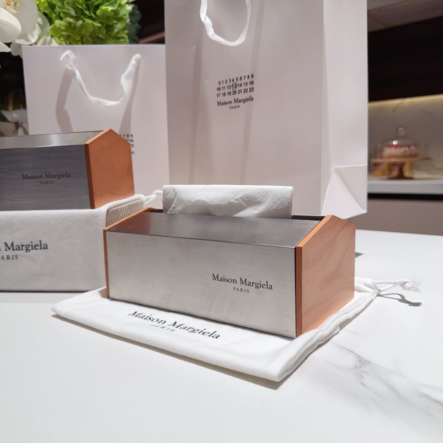 MAISON MARGIELA TISSUE BOX COVER