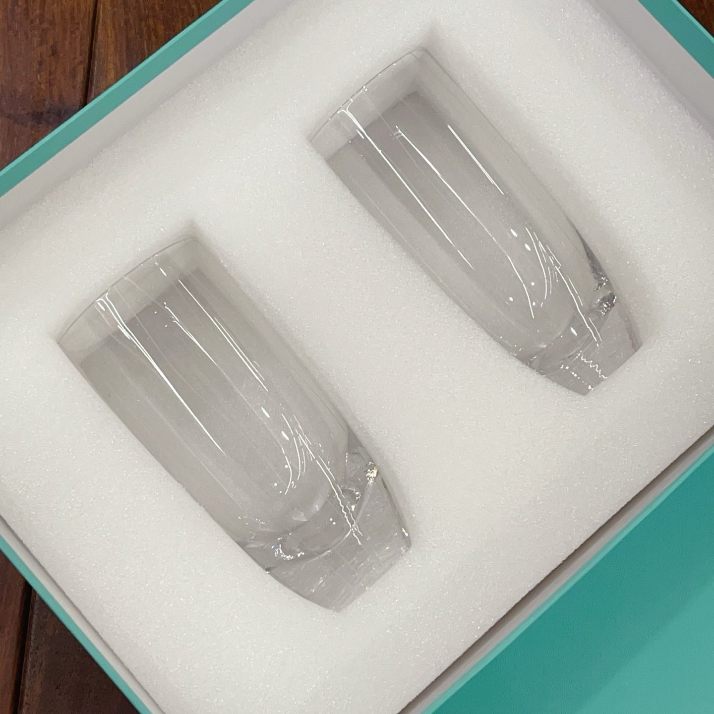 TIFFANY CUP GLASSWARE SET