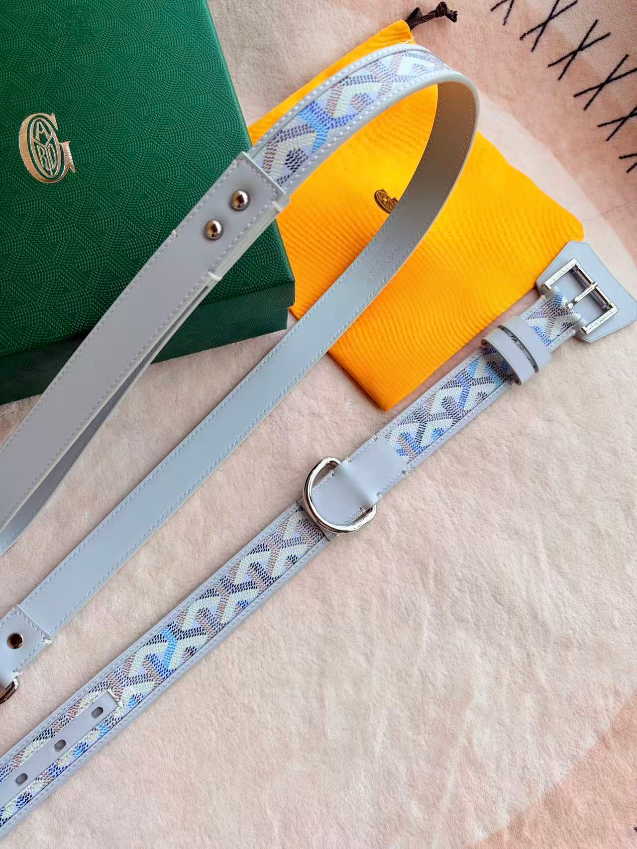GOYARD DOG COLLAR AND LEASH 2.0