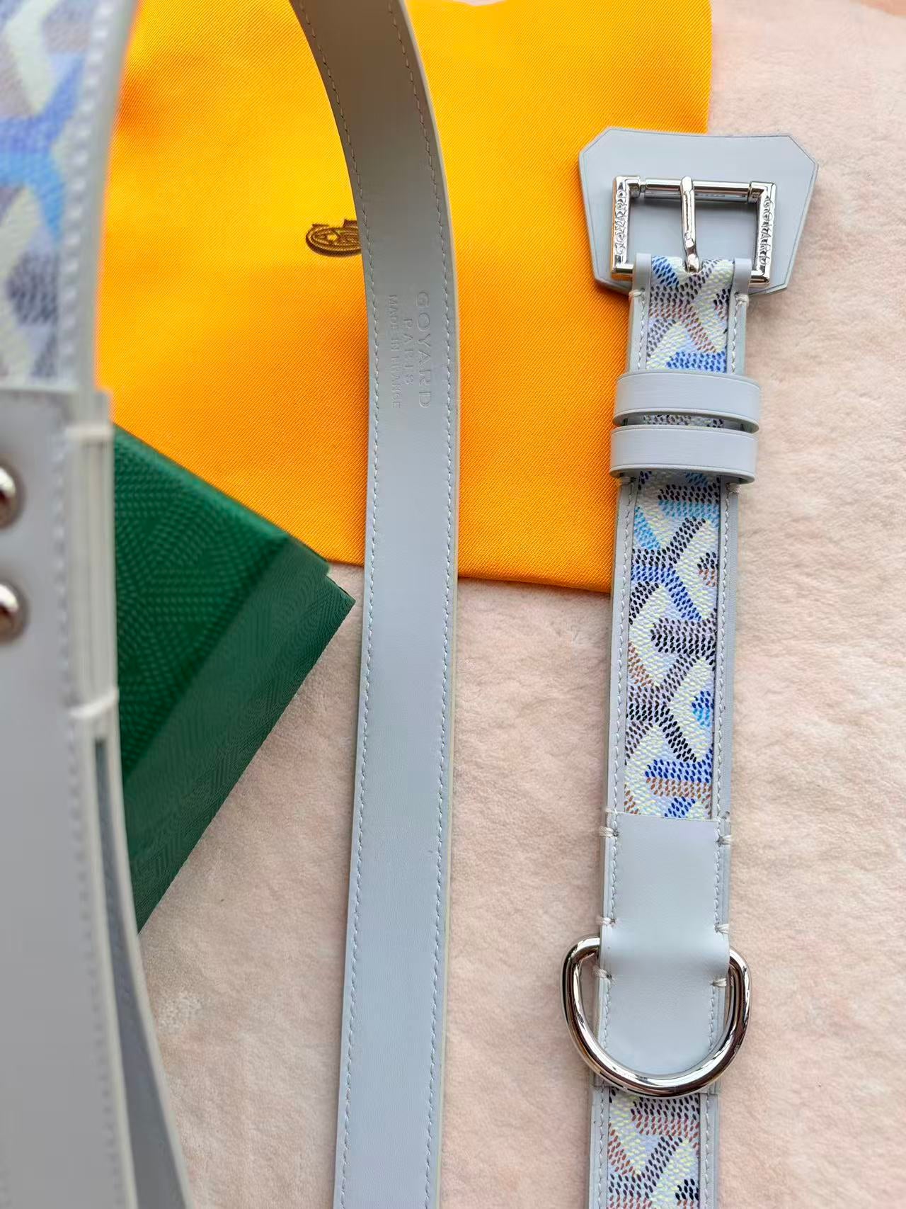 GOYARD DOG COLLAR AND LEASH 2.0