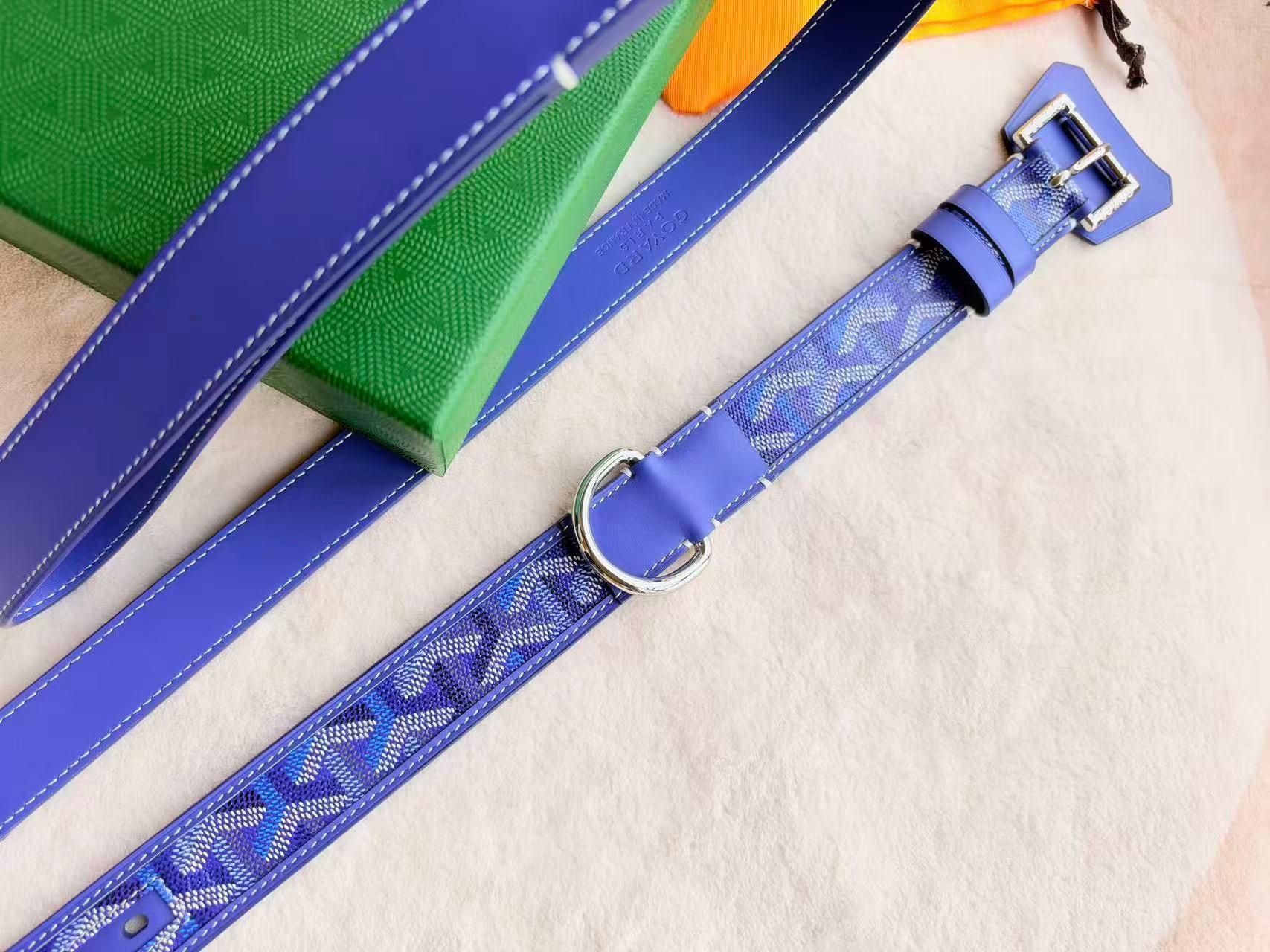 GOYARD DOG COLLAR AND LEASH 2.0