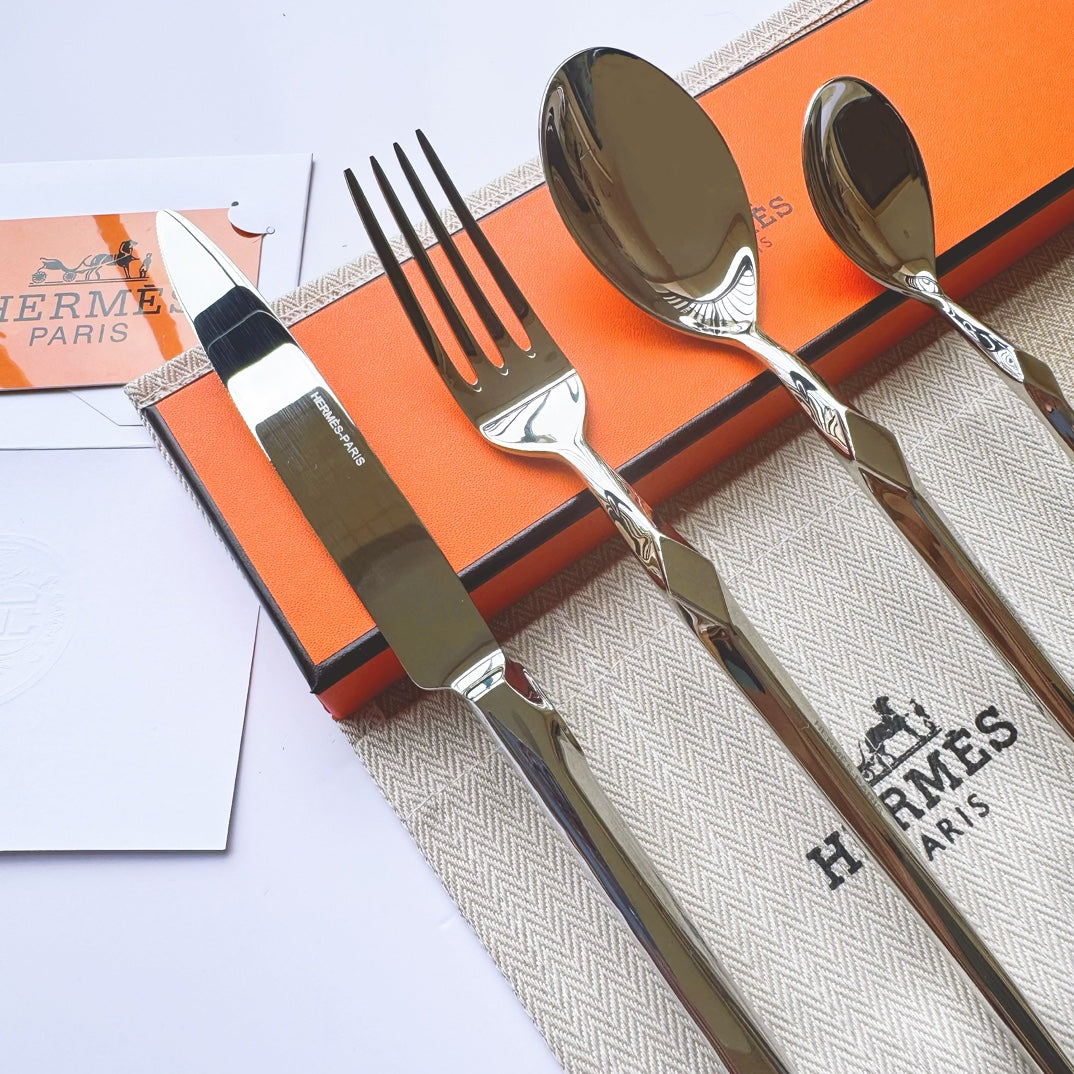 HERMES SINGLE CUTLERY SET 6.0