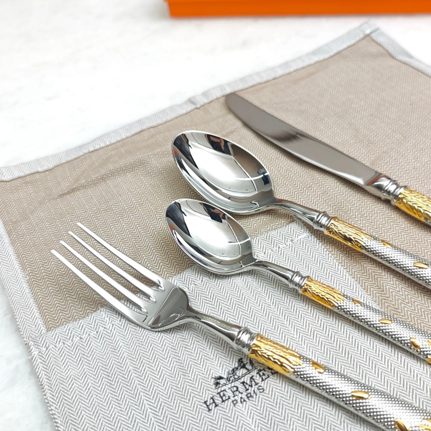 HERMES SINGLE CUTLERY SET 7.0