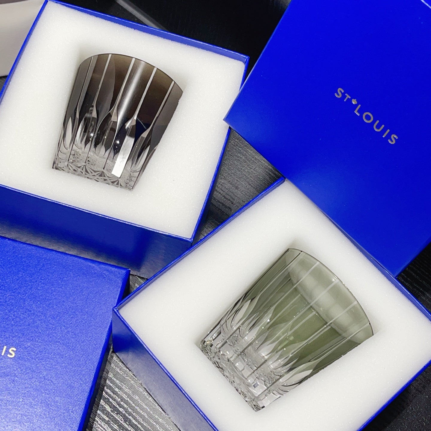 SAINT LOUIS 2 GLASS CUP SET