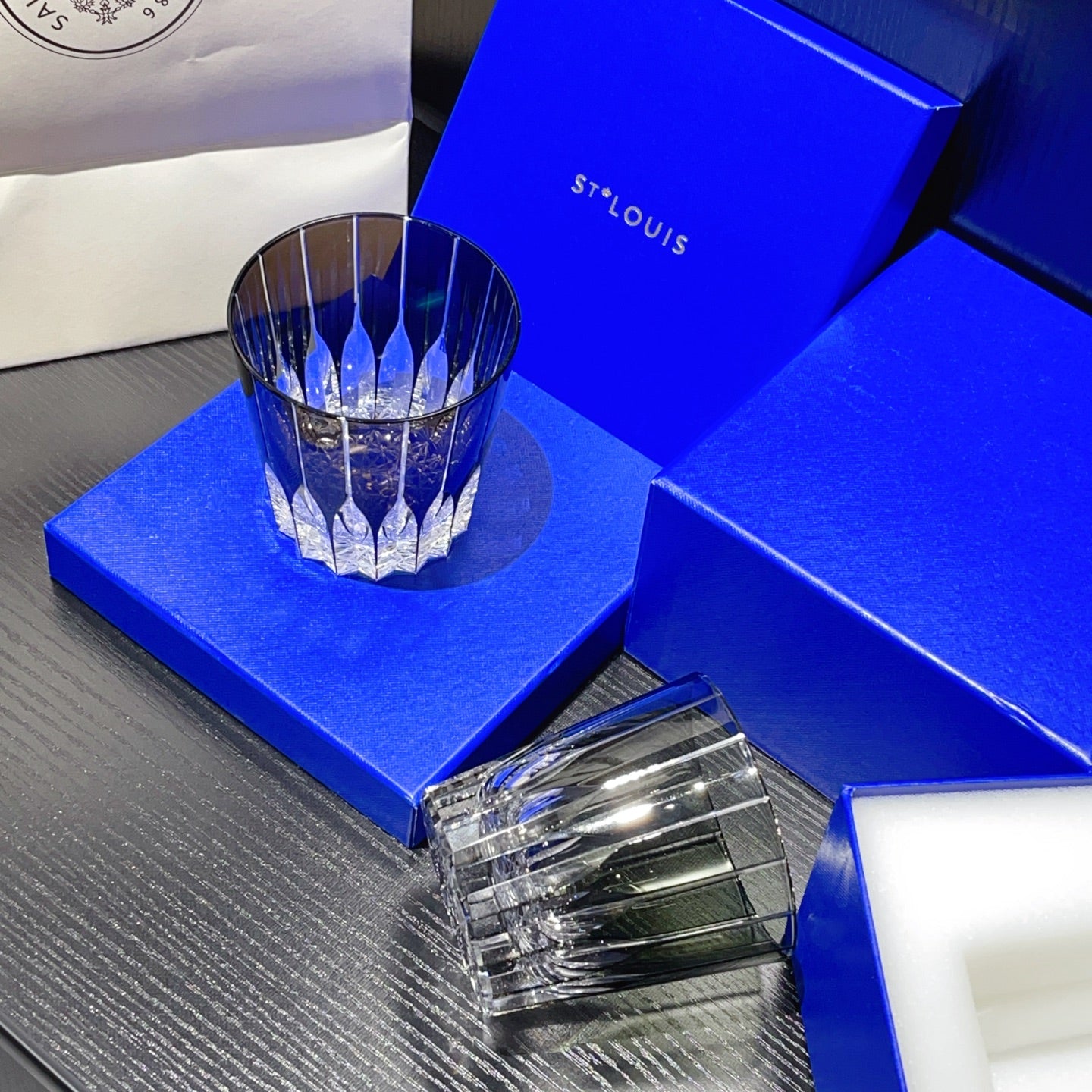 SAINT LOUIS 2 GLASS CUP SET