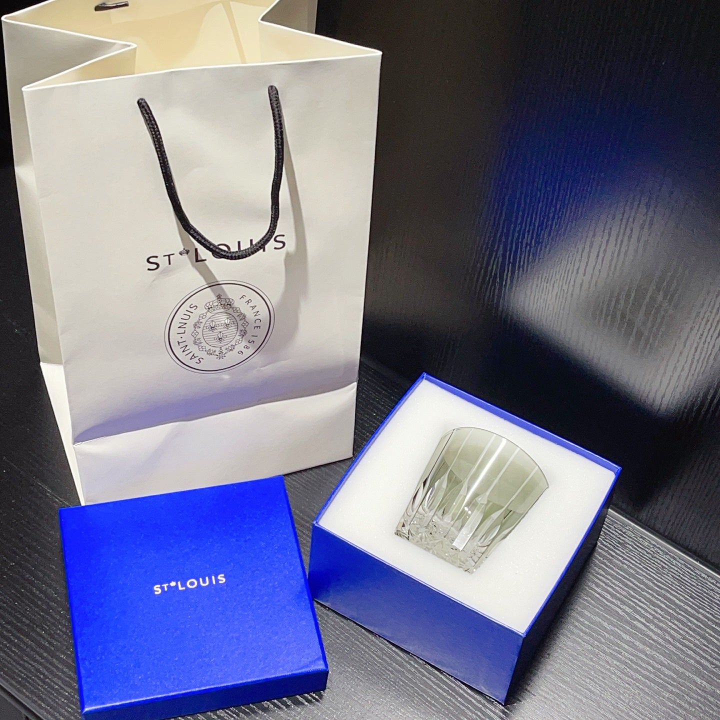 SAINT LOUIS 2 GLASS CUP SET
