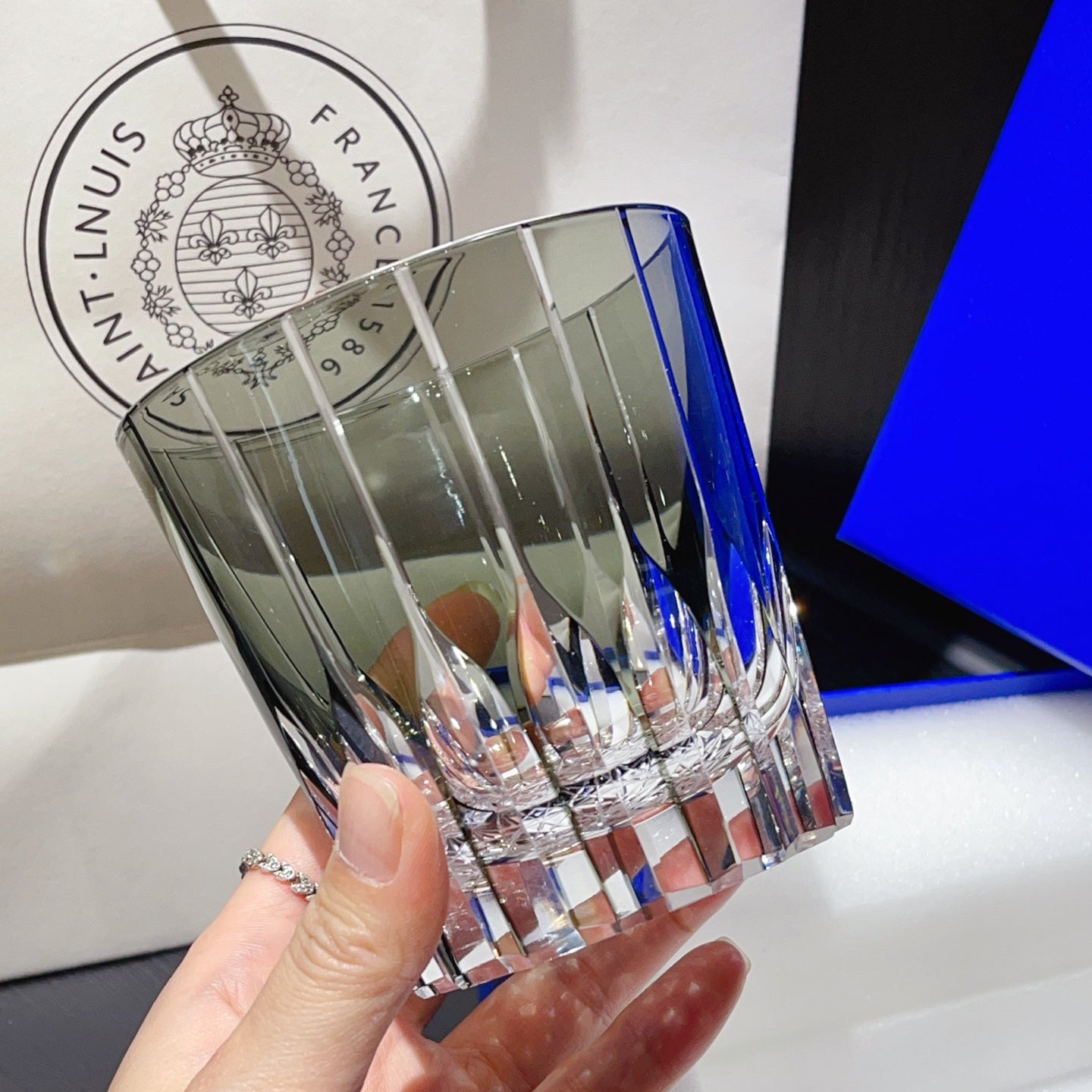 SAINT LOUIS 2 GLASS CUP SET