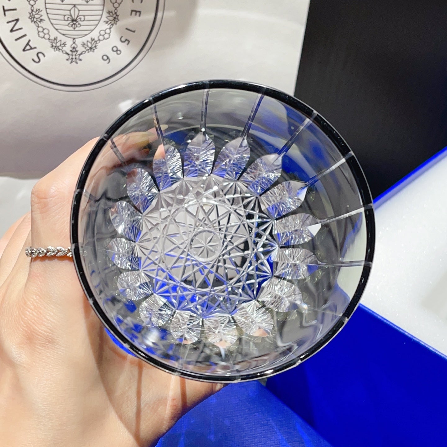 SAINT LOUIS 2 GLASS CUP SET
