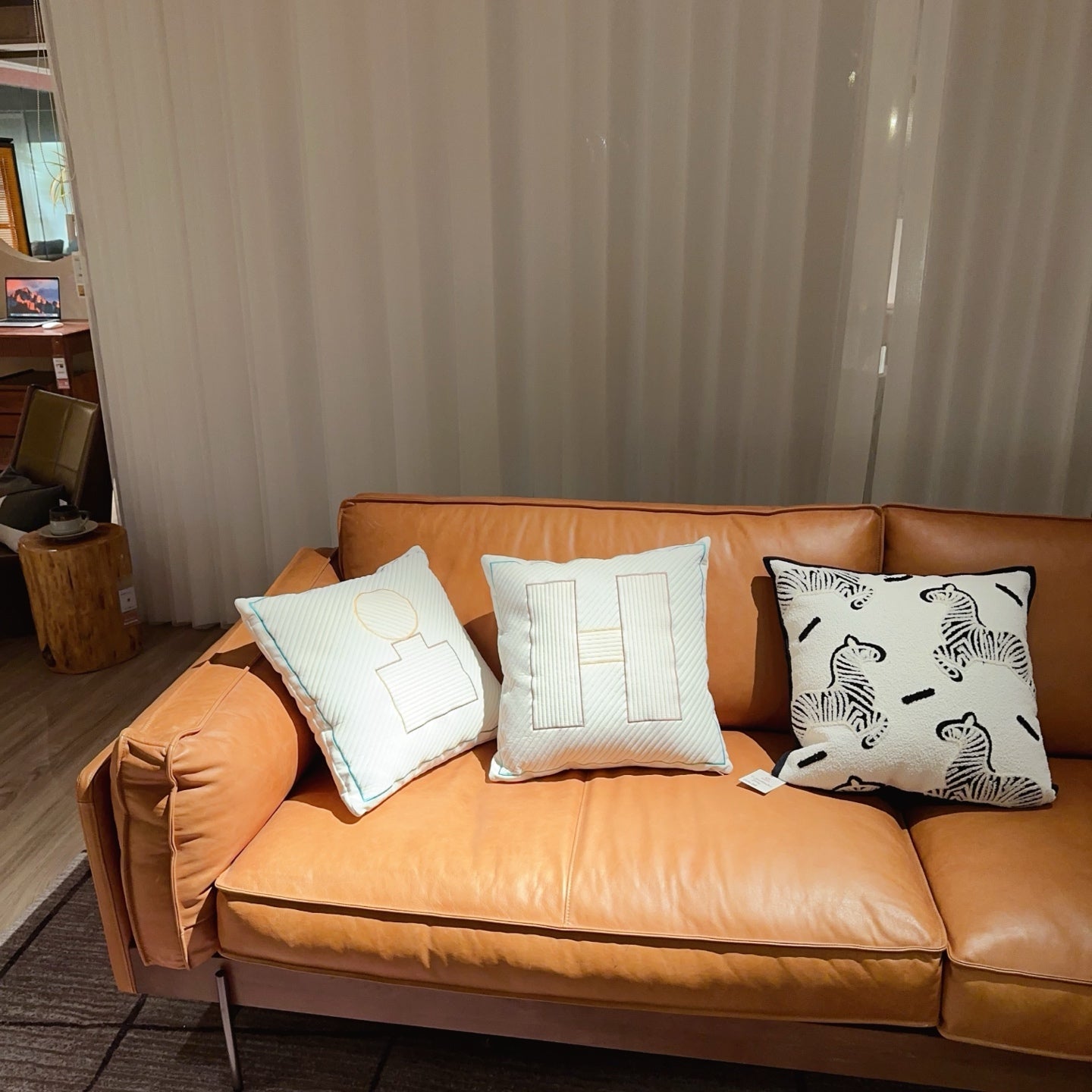 HERMES WOOL OBJECT H PILLOW