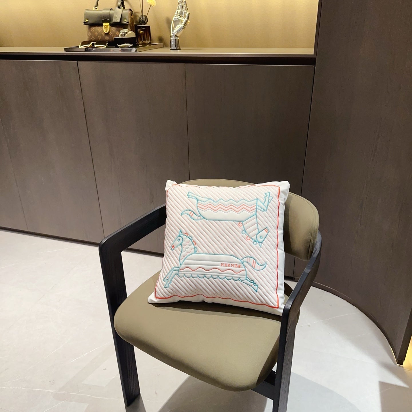HERMES WOOL EPOPEE PILLOW