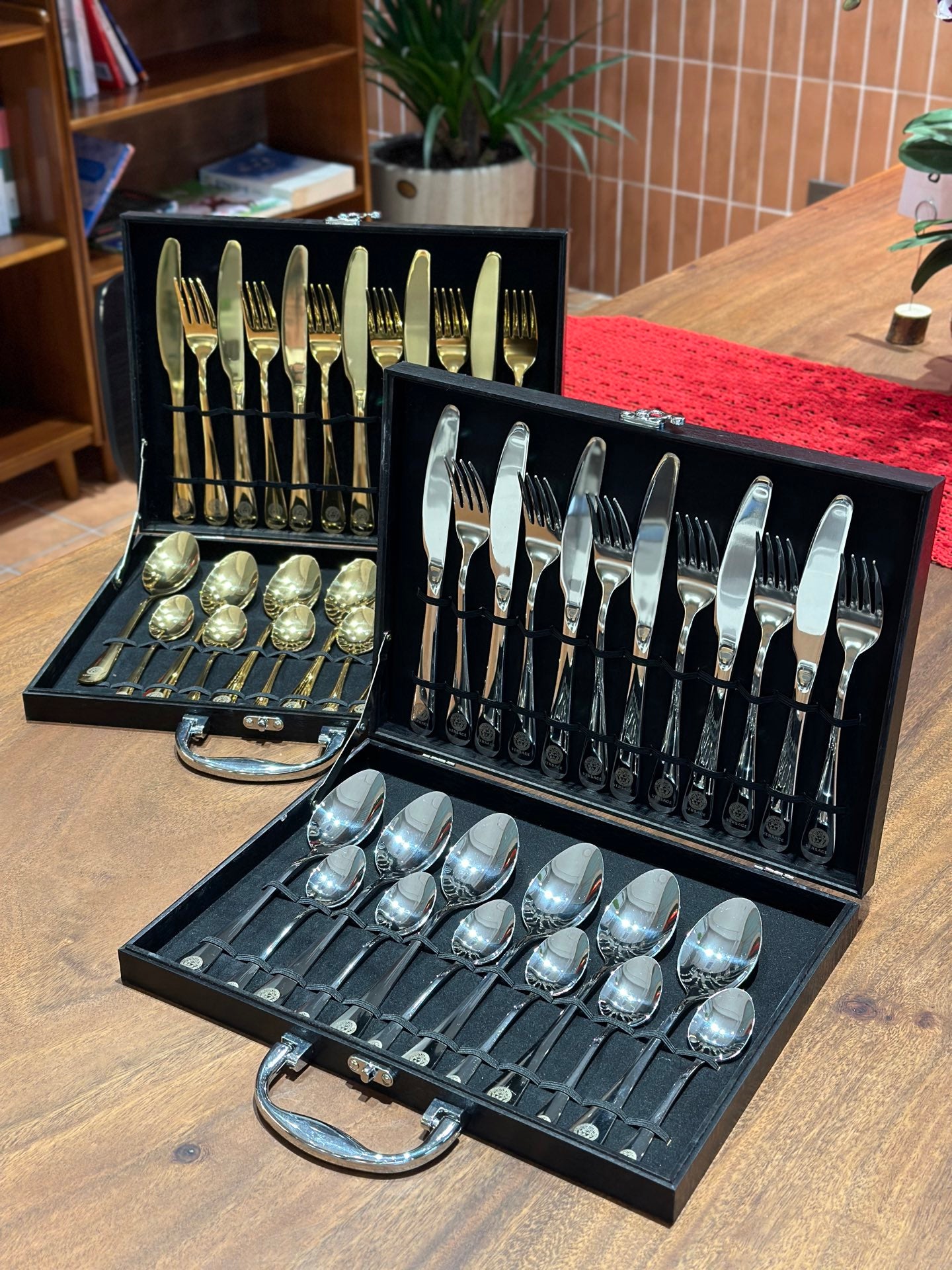 CUSTOM VERSACE CUTLERY SET