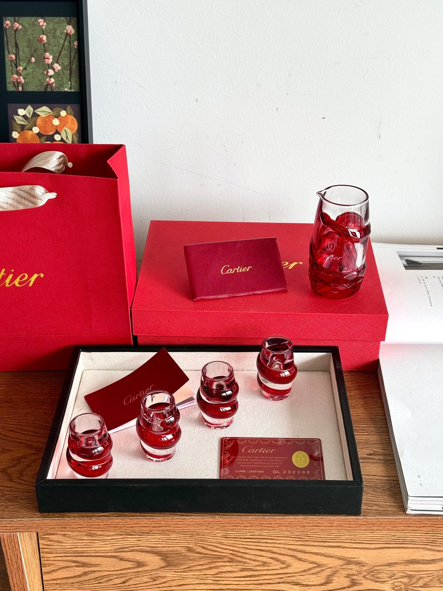 CARTIER SHOT GLASS SET