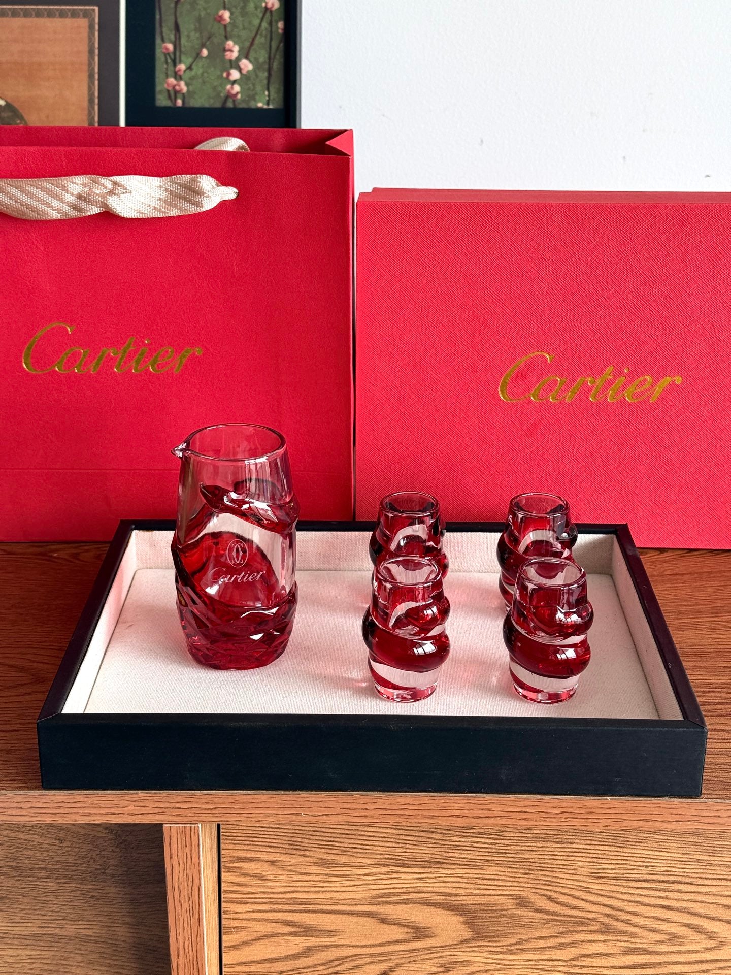 CARTIER SHOT GLASS SET
