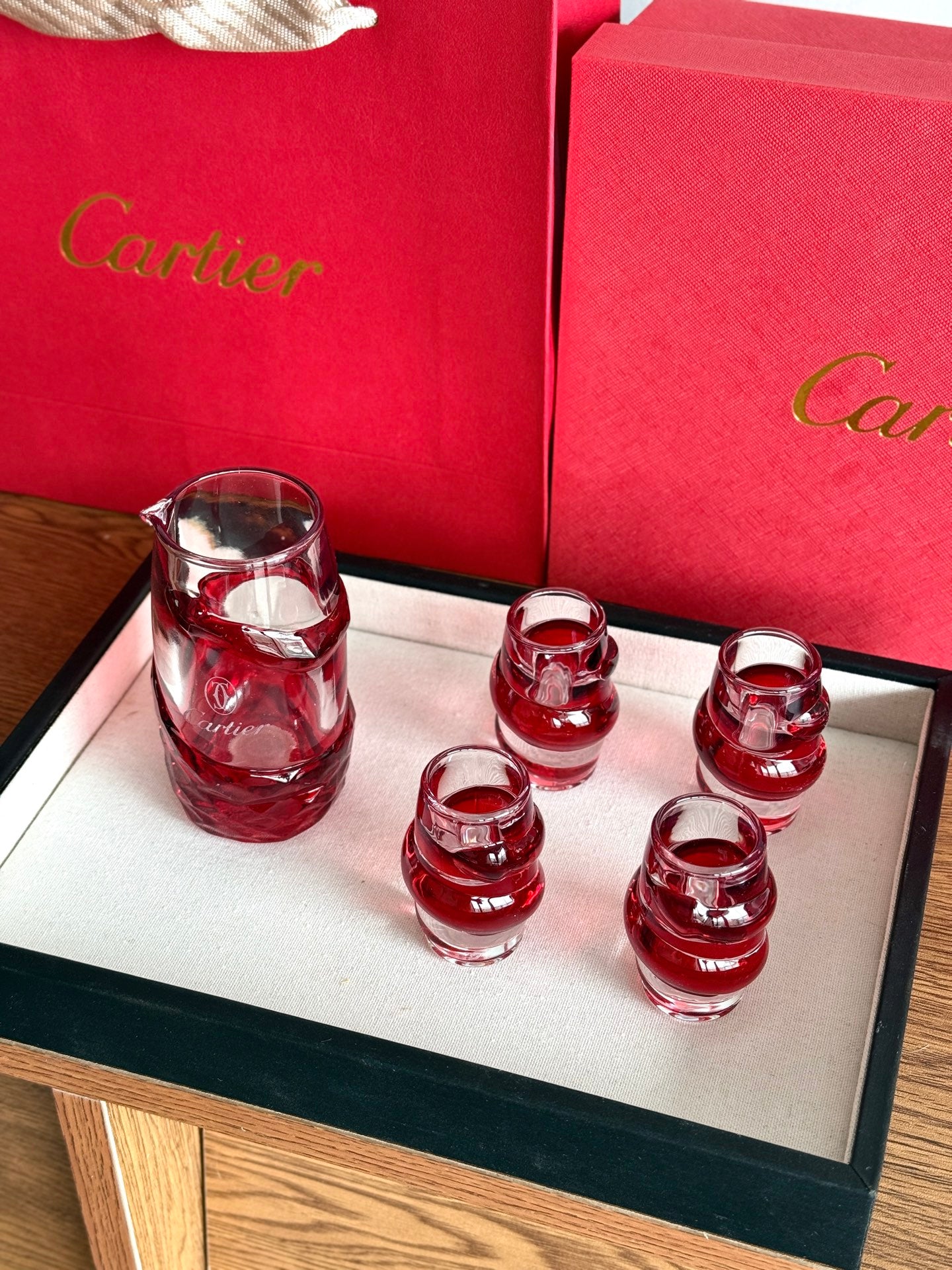 CARTIER SHOT GLASS SET