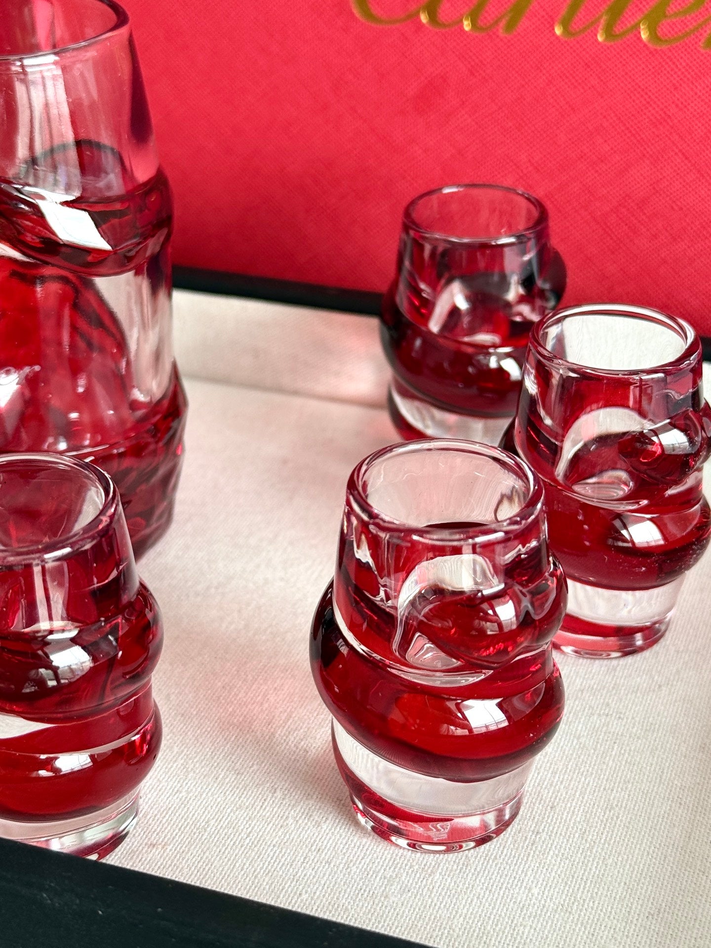 CARTIER SHOT GLASS SET