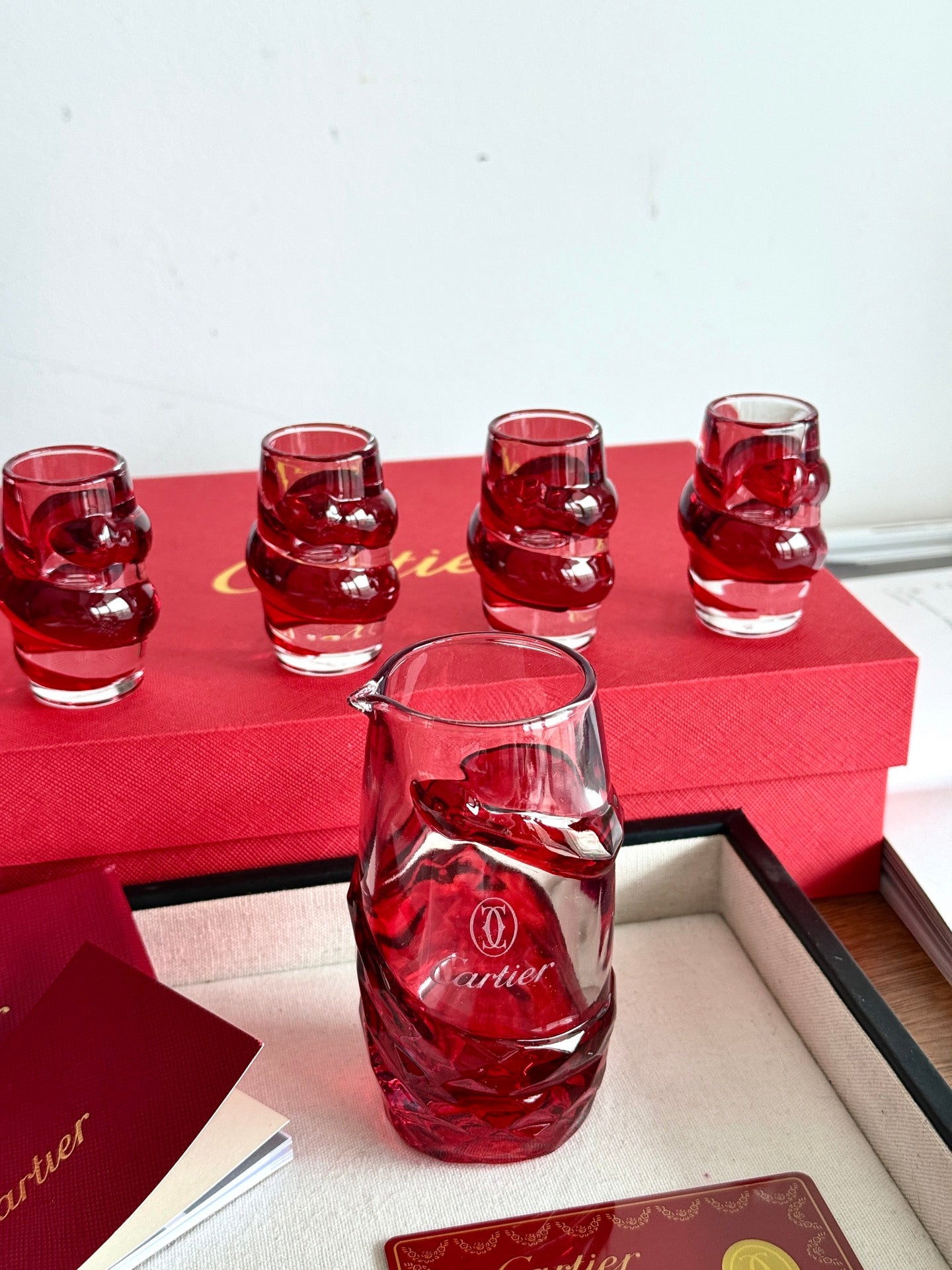 CARTIER SHOT GLASS SET