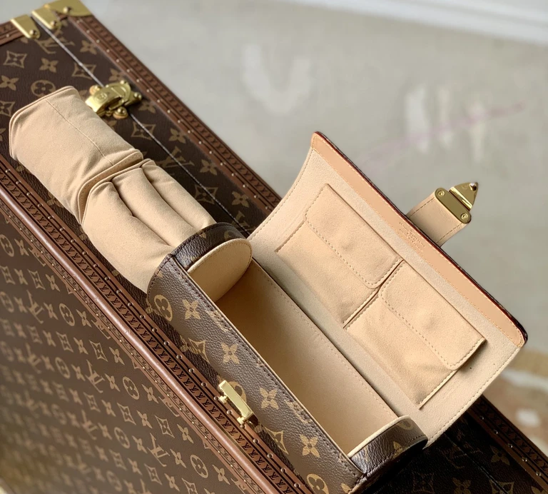 LV MONOGRAM JEWELRY CASE (BROWN)