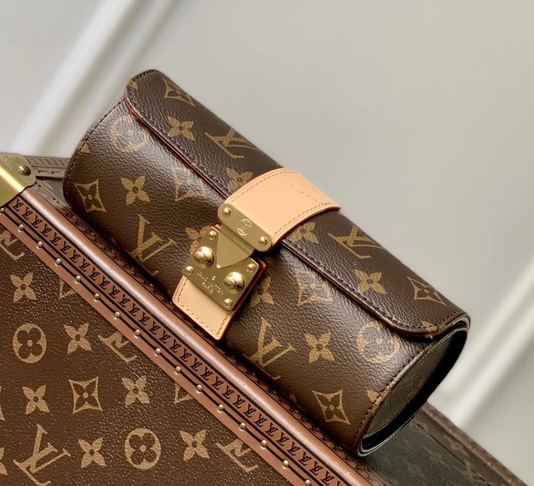 LV MONOGRAM JEWELRY CASE (BROWN)