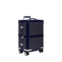 CUSTOM GOYARD 35L SUITCASE (NAVY)