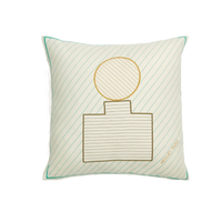 HERMES WOOL BLOCKS PILLOW