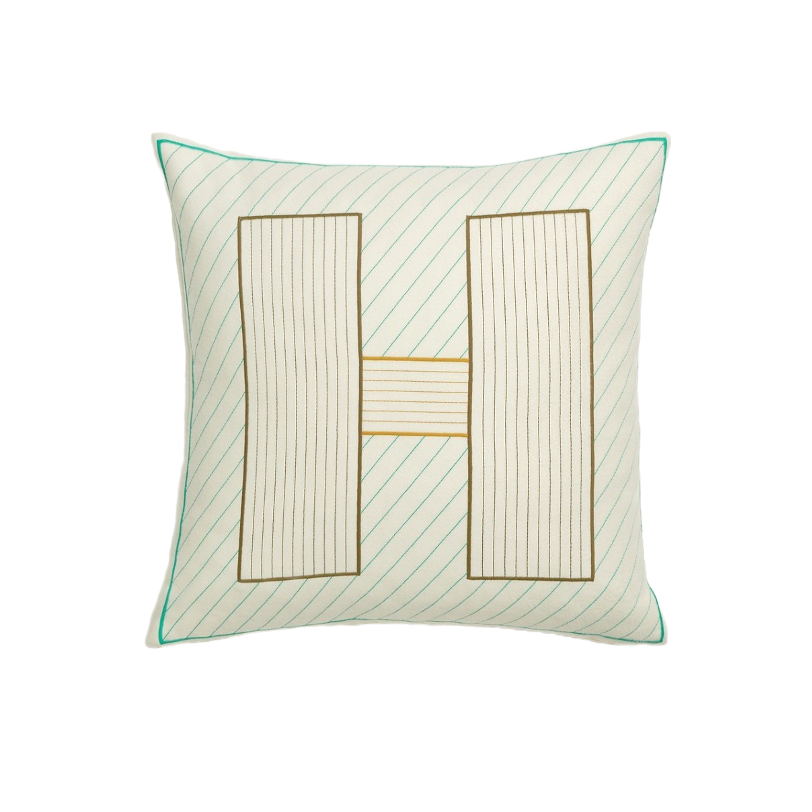 HERMES WOOL OBJECT H PILLOW