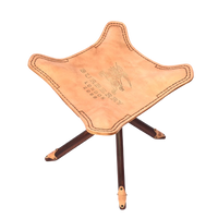 CUSTOM LEATHER STOOL