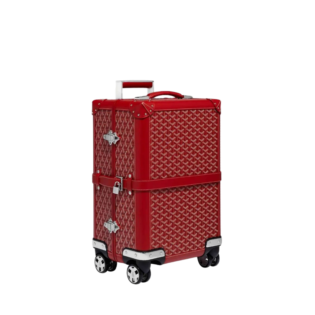CUSTOM GOYARD 35L SUITCASE (RED)