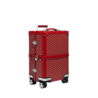 CUSTOM GOYARD 35L SUITCASE (RED)