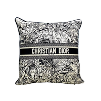 CHRISTIAN BLACK WORLD MOTIF PILLOW
