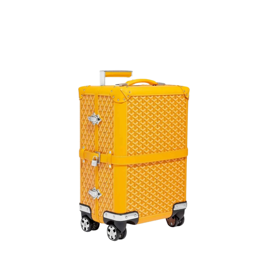 CUSTOM GOYARD 35L SUITCASE (YELLOW)