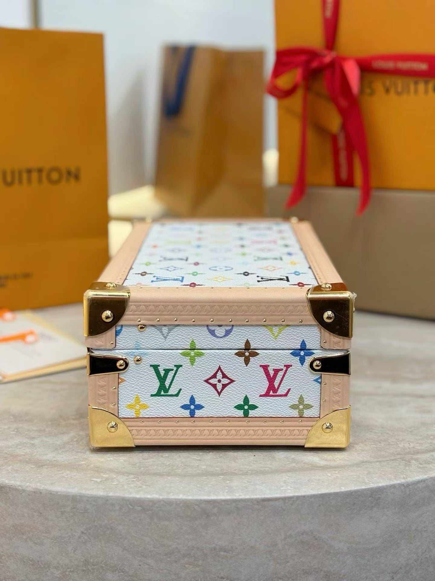 CUSTOM LV WATCH BOX (MURAKAMI)