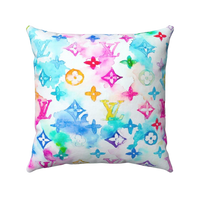 CUSTOM WATERCOLOUR THROW PILLOW