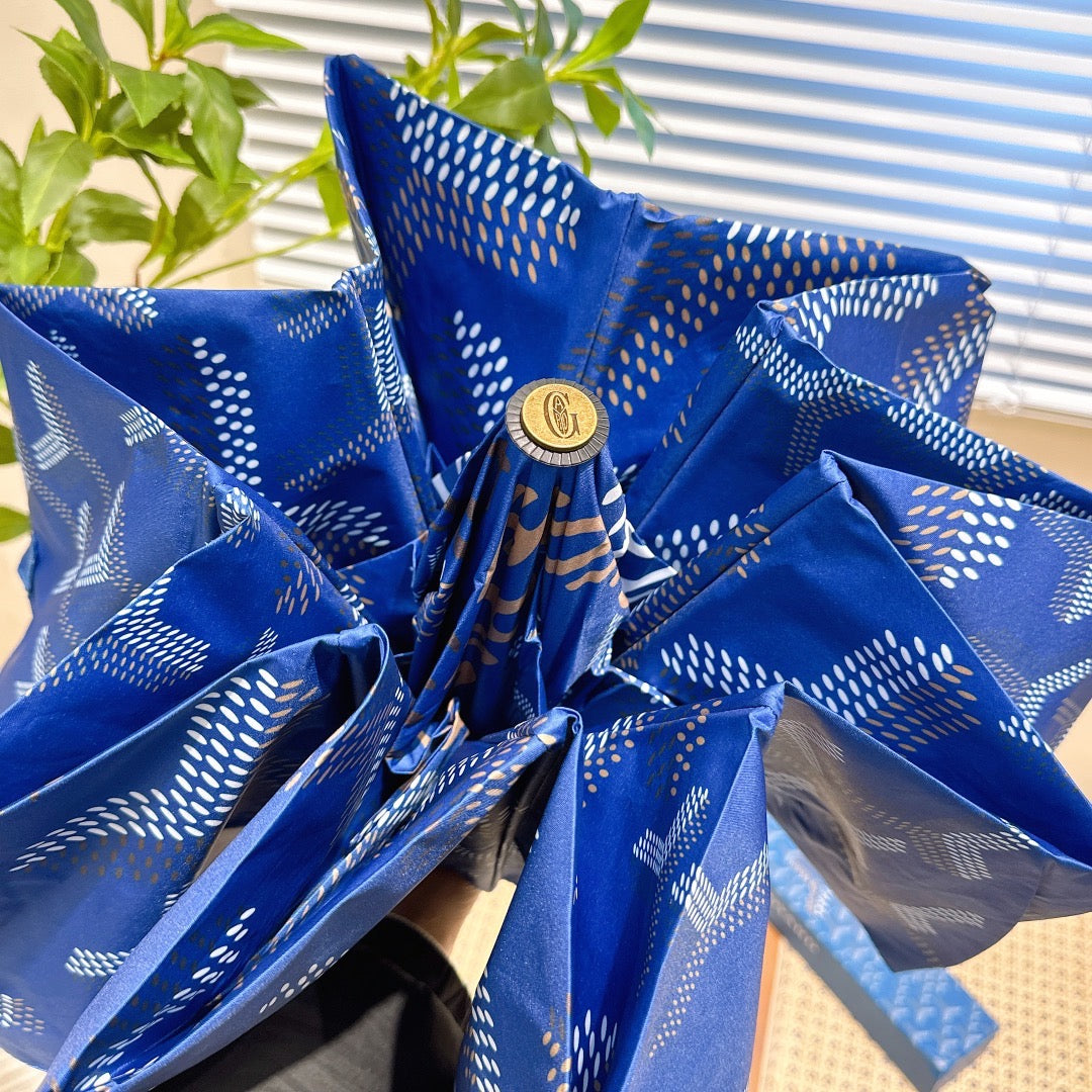 CUSTOM GOYARD RETRACTABLE UMBRELLA