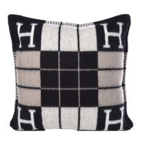HERMES WOOL STRIPE THROW PILLOW