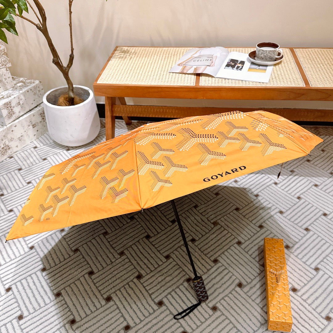 CUSTOM GOYARD RETRACTABLE UMBRELLA