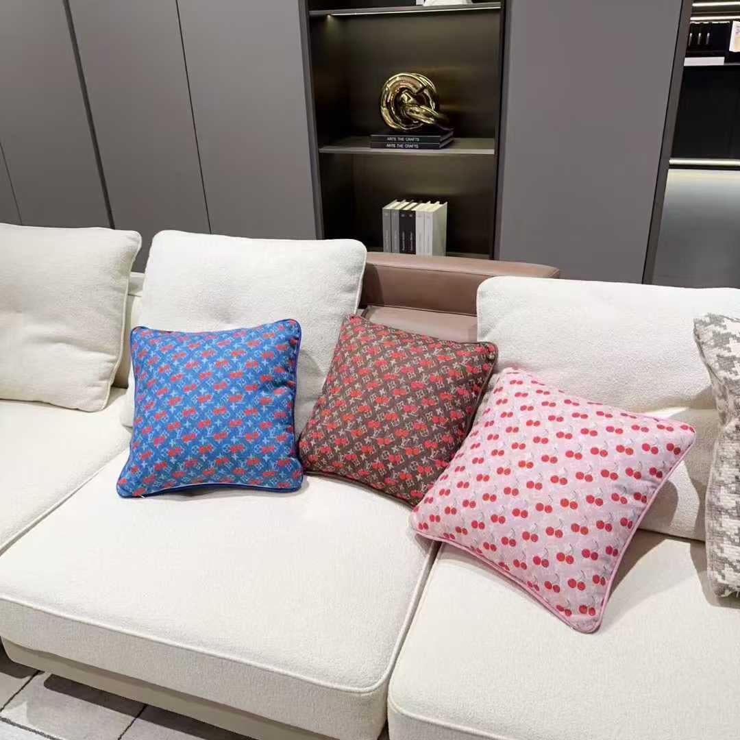 LV CHERRY PILLOW 2.0