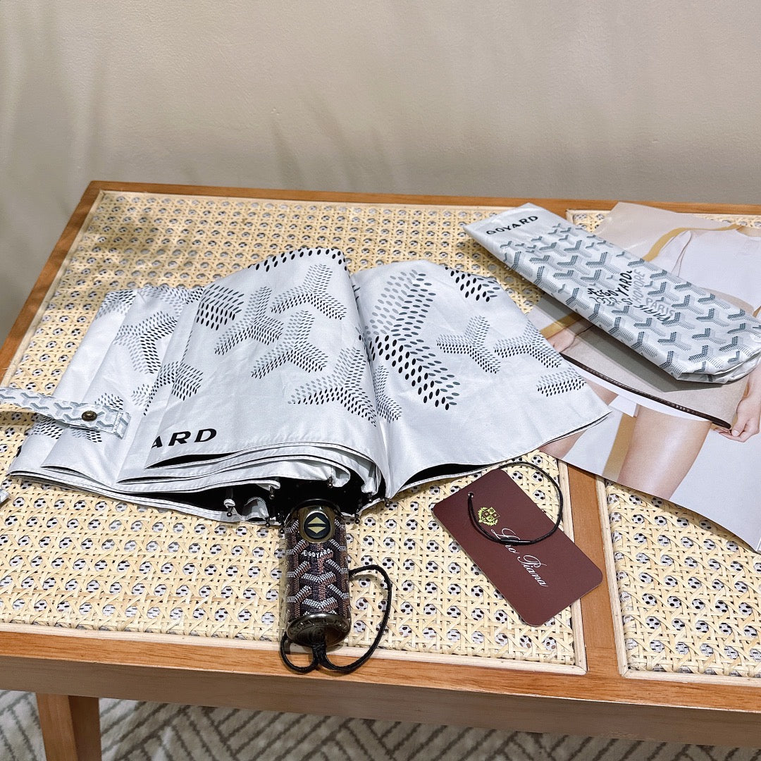 CUSTOM GOYARD RETRACTABLE UMBRELLA