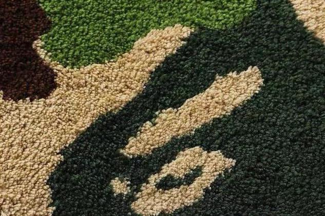BAPE CAMO RUG
