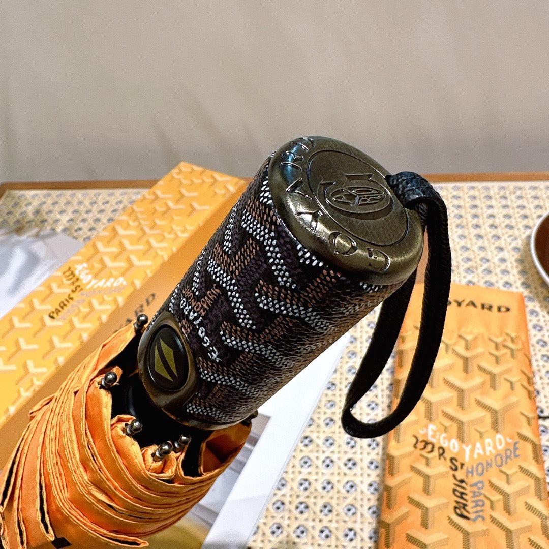 CUSTOM GOYARD RETRACTABLE UMBRELLA