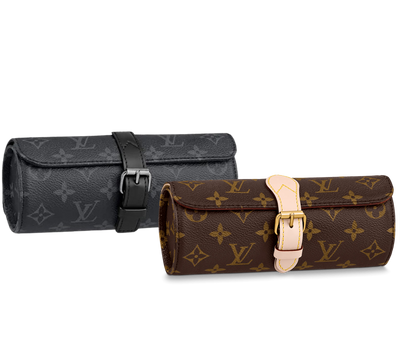 Louis Vuitton ケース ダークブラウン CUSTOM LV MONOGRAM WATCH CASE – THE VAULT CHAMBER™
