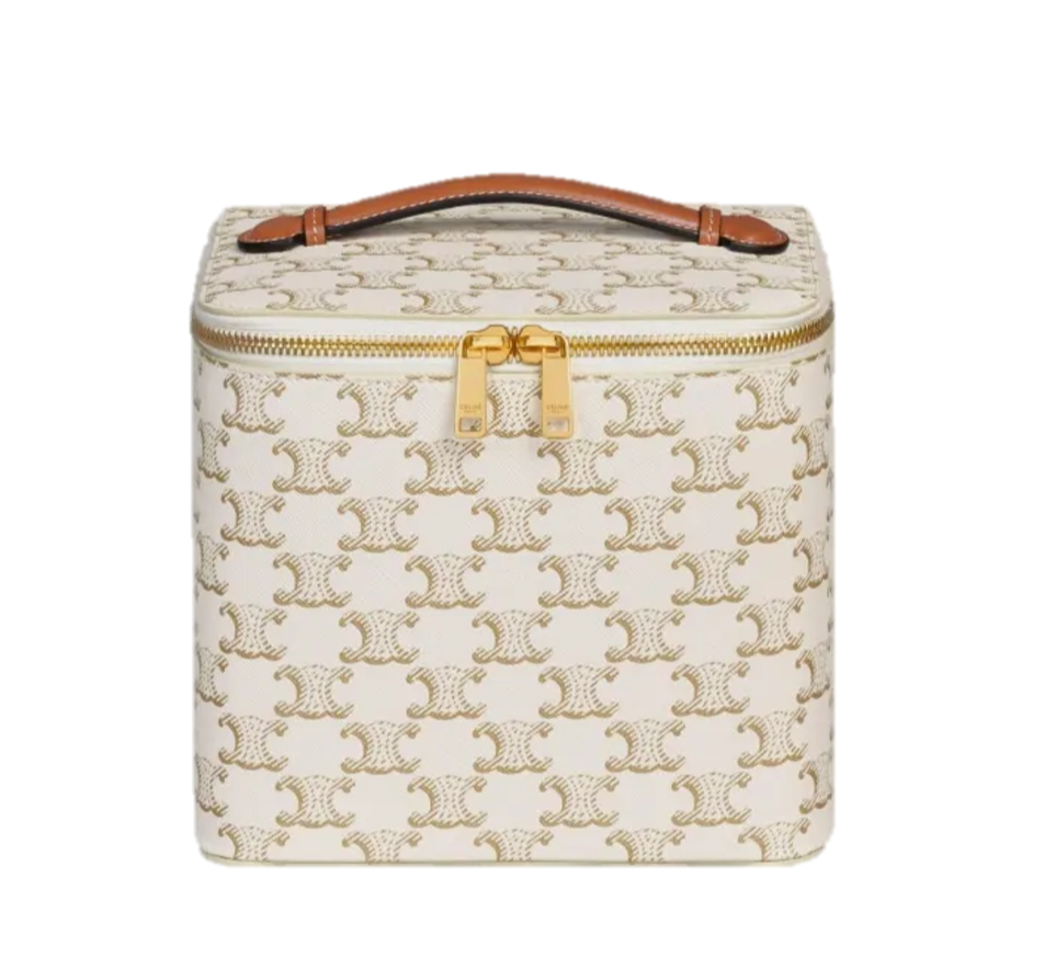 CELINE MAKE UP VANITY BAG (WHITE)