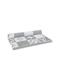 CUSTOM GREY CHECKERED THROW BLANKET