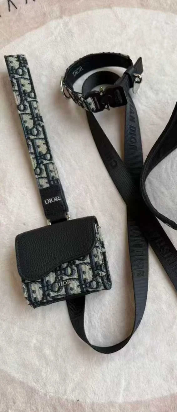 CHRISTIAN DOG COLLAR AND LEASH