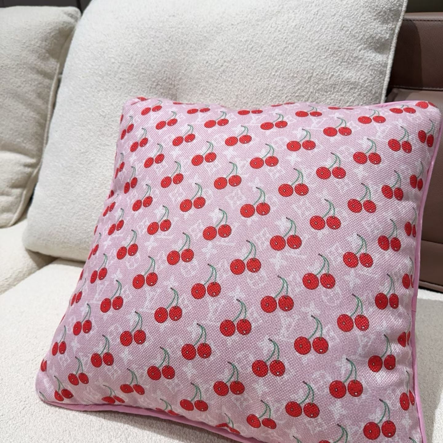 LV CHERRY PILLOW 2.0