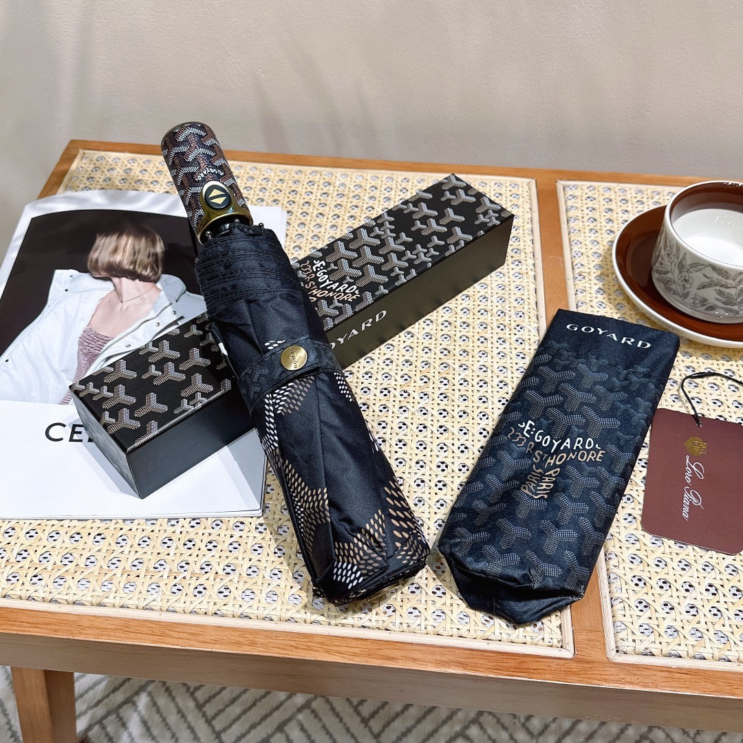CUSTOM GOYARD RETRACTABLE UMBRELLA